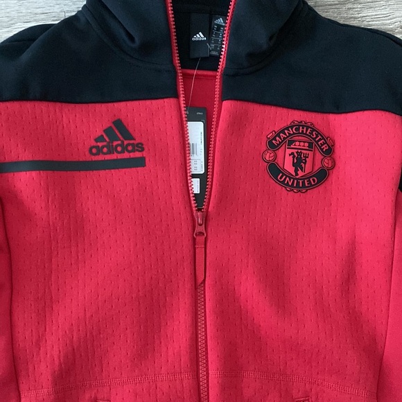 Adidas Full Zip Manchester United Jacket - Picture 2 of 5